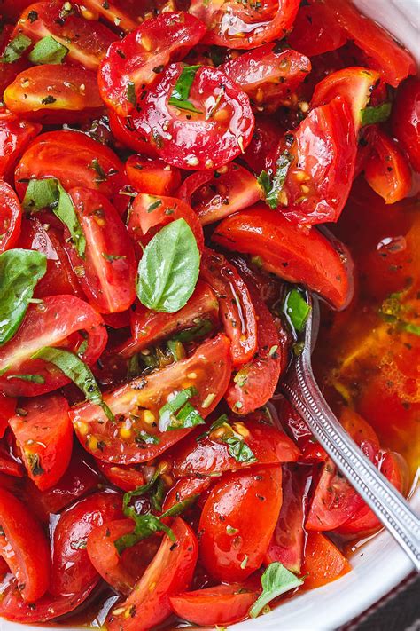 Marinated Tomato Salad Recipe – Best Tomato Salad Recipe — Eatwell101