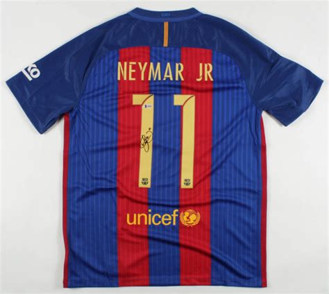 Neymar Signed FC Barcelona Jersey (Beckett LOA) | Pristine Auction