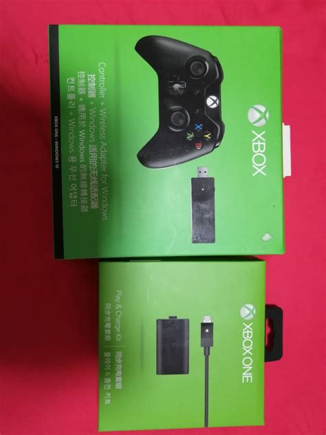 Xbox wireless controller black and chargable battery kit bundle, Toys & Games, Video Gaming ...