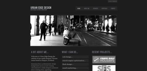 50 Exceptional Black and White Websites for Design Inspiration - SaveDelete