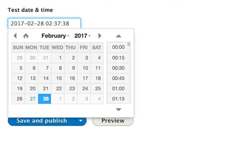 Single DateTimePicker | Drupal.org