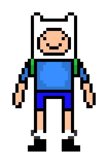 finn the human | Pixel Art Maker