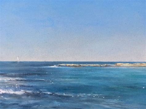 Beachscape Drawing by Pastel art | Saatchi Art