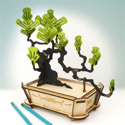 flat packed pine bonsai tree kit by pack & tickle | notonthehighstreet.com