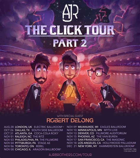 JUST ANNOUNCED Click Tour Part 2 : r/AJR