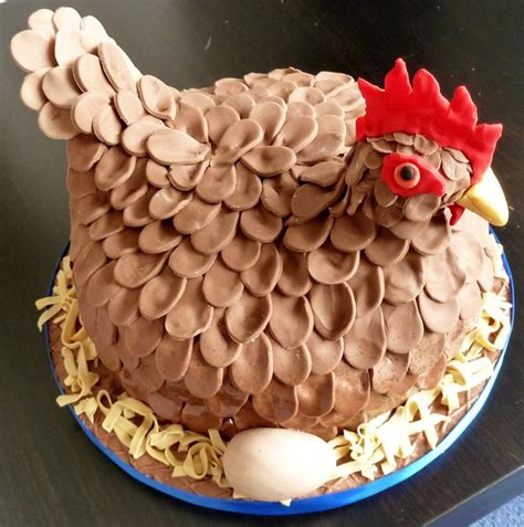 215 best images about Chicken Cakes on Pinterest | The rooster, Birthday cakes and Hens