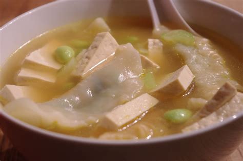 Bite me, I'm vegan: Vegetable Gyoza Soup