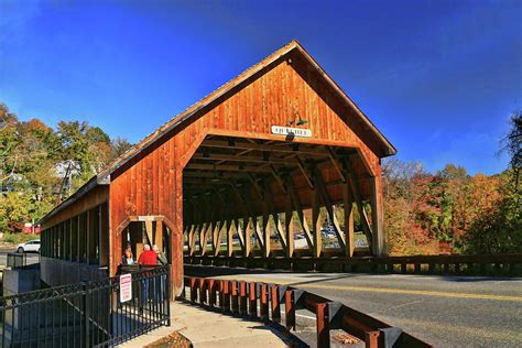 Quechee Covered Bridge Photograph by Allen Beatty - Pixels