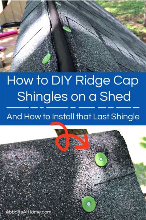 How To Make Ridge Cap Shingles From Architectural Shingles - DIY ...