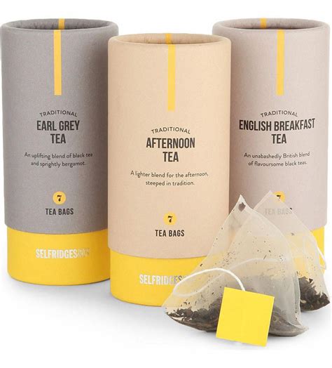 Selfridges selection traditional tea trio collection #designawebsite Modern Packaging, Food ...