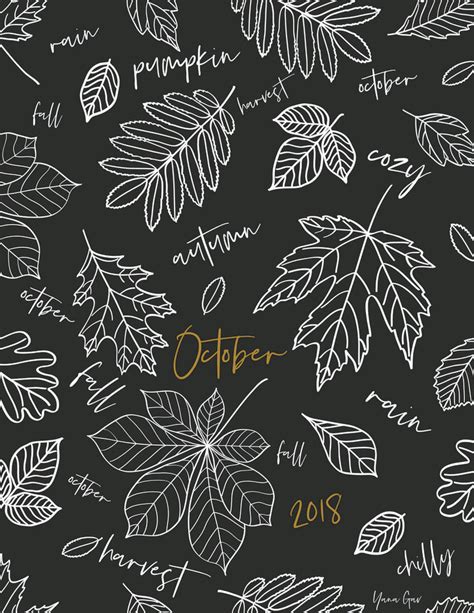 printable, 2018, fall, october, wallpaper, iphone wallpaper, neutral ...