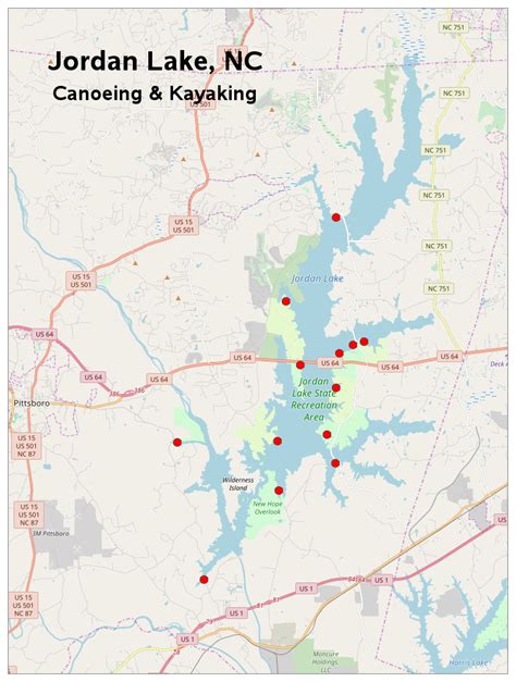 Jordan Lake NC, Canoeing & Kayaking