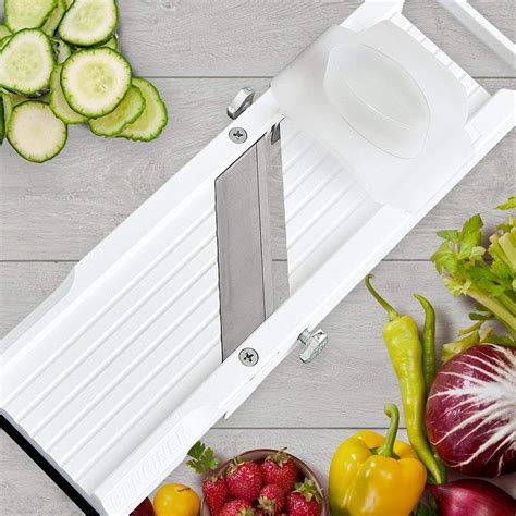 BENRINER Mandoline Stainless Steel Slicer with 4 Blades BN64 - The Home Depot