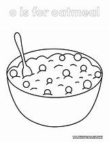 Oatmeal Coloring Page  PrimaryLearningOrg sketch template