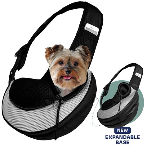 Katziela Expandable Sling Gray Pet Carrier, 14" L X 4" W X 10" H Petco ...