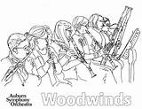 Instruments Of The Orchestra Coloring Pages sketch template