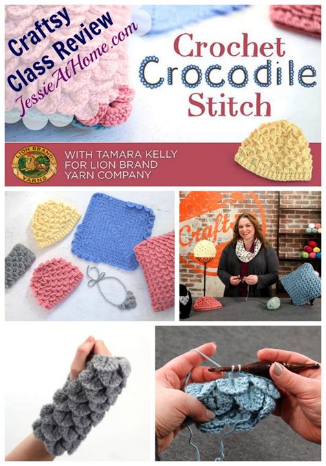 Crochet Crocodile Stitch Craftsy Class Review and Giveaway | Jessie At Home