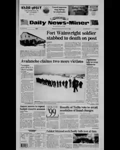 Fairbanks Daily News Miner Archives, Mar 23, 1999, p. 1