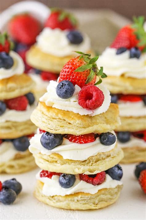 Mini Berries & Cream Puff Pastry "Cakes" | Easy Easter Dessert Recipe