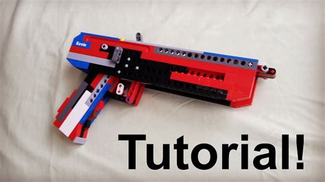 Lego Full-Auto Blowback Pistol Tutorial/Instruction - YouTube