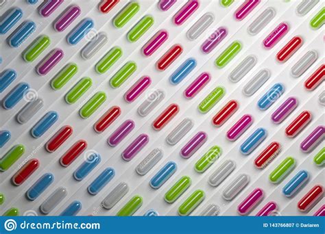 Background with Colorful Pills Stock Illustration - Illustration of ...