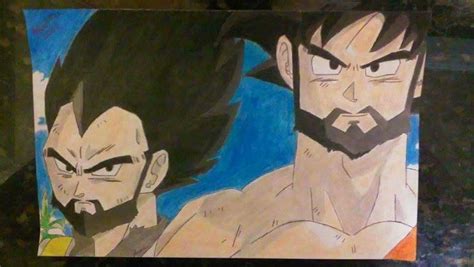 Post Training Goku and Vegeta by MidgetMan352 on DeviantArt