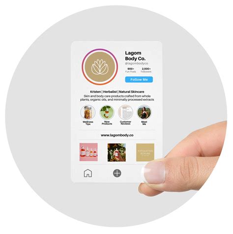 Instagram Business Card Templates for Etsy Sellers