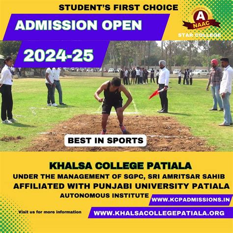 BEST COLLEGE | ADMISSION OPEN : 2024-25 | KHALSA COLLEGE PATIALA - YouTube