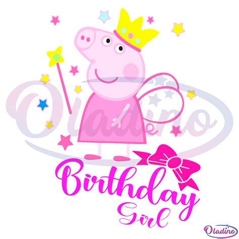 Peppa Pig Happy Birthday Svg | farmaya.gt