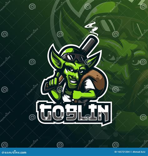 Goblin Team Esport Gaming Logo Vector Illustration | CartoonDealer.com ...