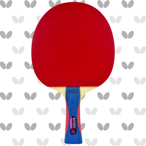 Butterfly Nakama S-8 Table Tennis Racket – Professional ITTF Approved Ping Pong Paddle – Flextra ...