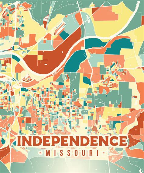 Independence US map Digital Art by Alexandru Chirila - Pixels