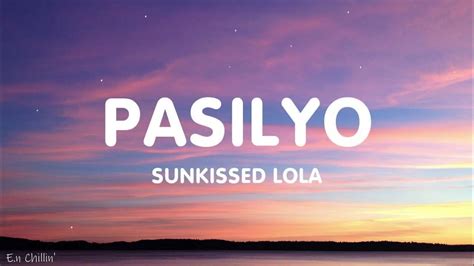 SunKissed Lola - Pasilyo (Lyrics) - YouTube