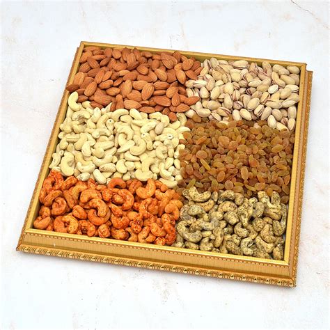 Dry Fruit Thali - 6 Varieties (250 gms each) | Exclusive Thalis