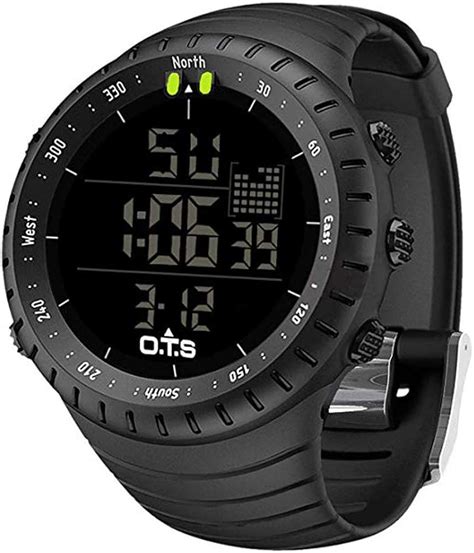 PALADA Men's Digital Sports Watch Waterproof Tactical Watch with LED Backlight Watch for Men ...