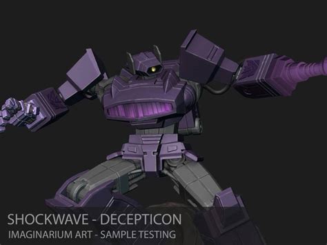 Imaginarium Art G1 Shockwave Statue First Work In Progress Renders - Transformers News - TFW2005