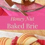 Honey Nut Baked Brie Cheese - Cupcakes & Kale Chips