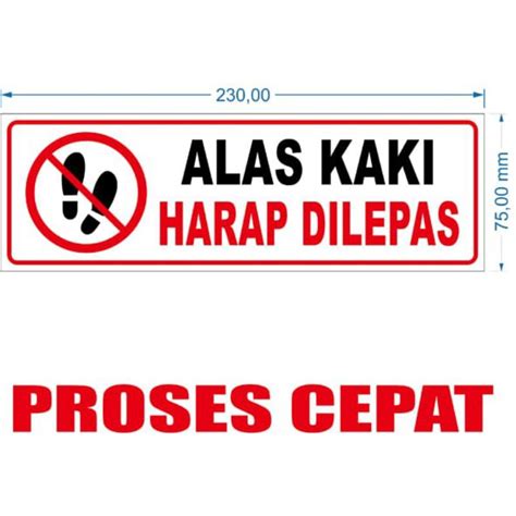 Jual STIKER ALAS KAKI HARAP LEPAS | Shopee Indonesia