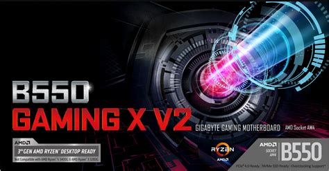 Buy the Gigabyte B550 GAMING X V2 ATX Motherboard For AMD Ryzen 3rd Gen 5000... ( ) online ...