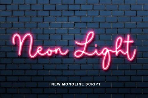 30 Best Neon Fonts for Standout Designs - Vandelay Design