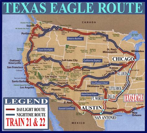 Amtrak Texas Eagle Route Map | Business Ideas 2013