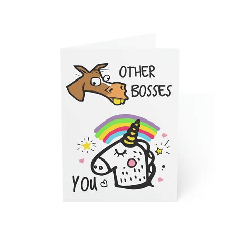 Funny Boss Card Boss Birthday Card Funny Boss Gift Boss - Etsy