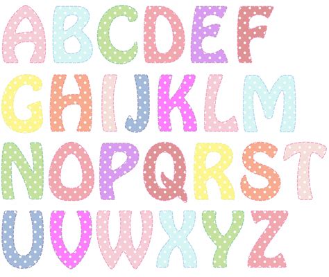 Alphabet Letters Pastel Colors Free Stock Photo - Public Domain Pictures