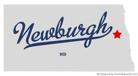 Map of Newburgh, ND, North Dakota