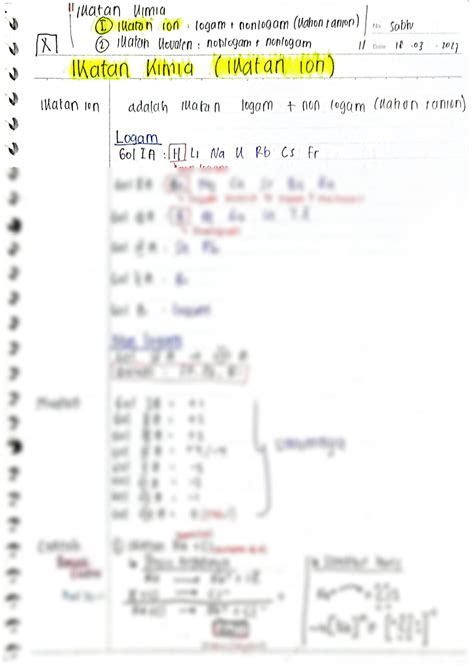 SOLUTION: Kimia kelas x ikatan kimia ikatan ion - Studypool