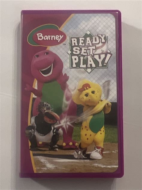 Barney & Friends Ready Set Play! VHS Video Tape Sing Along Songs Hard ...