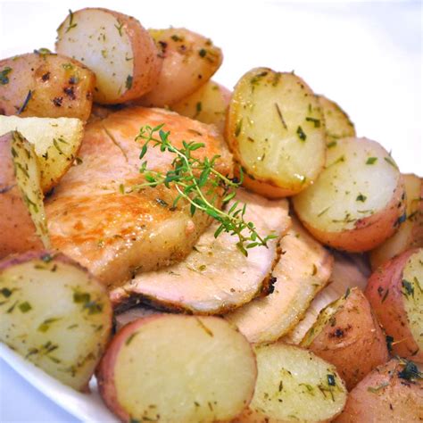 Herb Roasted Pork Loin and Potatoes Recipe | Allrecipes