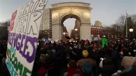 NYC & JFK Protests in 360 - YouTube