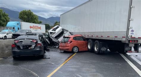 POLICE: Recent rain likely responsible for semi truck crash involving three cars