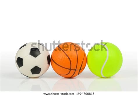 Soccer Ball Basketball Tennis Ball Isolated Stock Photo 1994700818 ...